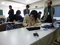 手書きノートテイクの様子